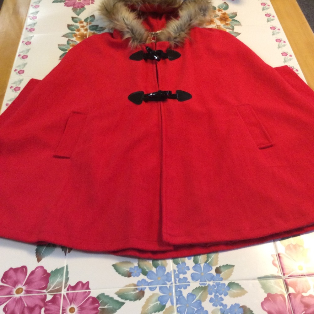 Hooded poncho